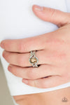 Paparazzi Accessories - Home Is Where The CASTLE Is - Brown Ring