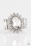 Paparazzi Accessories - Castle Chic - White Ring