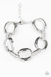 Paparazzi Accessories - Dont Forget Whos Boss! - White Bracelet