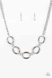 Paparazzi Accessories - Boss Boulevard - White Necklace