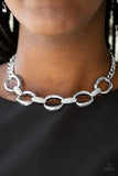 Paparazzi Accessories - Boss Boulevard - White Necklace