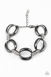 Paparazzi Accessories - Dont Forget Whos Boss! - Black Bracelet