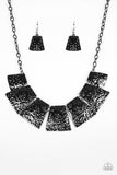 Paparazzi Accessories - Here Comes The Huntress - Black Necklace