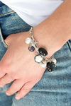 Paparazzi Accessories - Love Doves - Black Bracelet