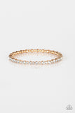 Paparazzi Accessories  - Seven Figure Fabulous - Gold Bling Bracelet