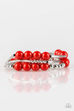 Paparazzi Accessories - New Adventures - Red Bracelet