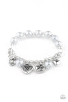 Paparazzi Accessories  -  More Amour - Silver Bracelet
