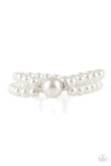 Romantic Redux - White Bracelet - Paparazzi Accessories