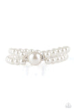 Romantic Redux - White Bracelet - Paparazzi Accessories