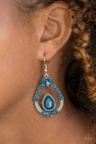 Vogue Voyager - Blue Earring