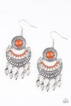 Paparazzi Accessories - Mantra to Mantra - Orange Earring