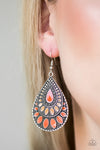 Paparazzi Accessories  - Westside Wildside - Orange Earring