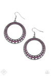 Paparazzi Accessories - Bead Beat Purple Earring