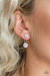 Starlet Squad - White Earring - Paparazzi Accessories