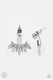 Paparazzi Accessories - Diva Dynamite - White Earring