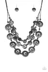 Paparazzi Accessories - Catalina Coastin - Black Necklace