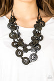 Paparazzi Accessories - Catalina Coastin - Black Necklace