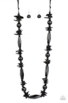 Paparazzi Accessories - Cozumel Coast - Black Necklace