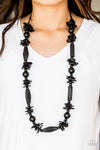 Paparazzi Accessories - Cozumel Coast - Black Necklace