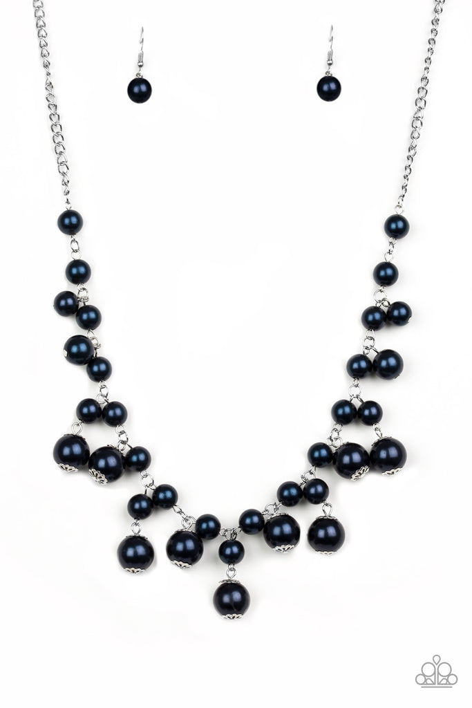 Paparazzi navy 2024 blue necklace