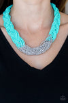 Paparazzi Accessories - Brazilian Brilliance - Blue Necklace