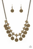 Walk The Plank - Brass Necklace