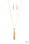 Paparazzi Accessories - Five-Alarm FIREWORK - Gold Necklace