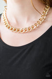 Paparazzi Accessories - Heavyweight Champion - Gold Necklace