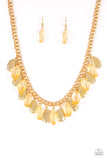 Paparazzi Accessories - Fringe Fabulous - Gold Necklace