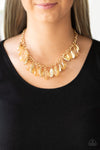 Paparazzi Accessories - Fringe Fabulous - Gold Necklace