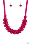 Paparazzi Accessories - Caribbean Cover Girl - Pink Neclace