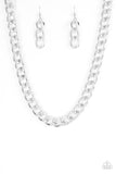 Paparazzi Accessories - Heavyweight Champion - Silver Necklace
