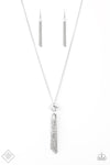 Paparazzi Accessories - Five-Alarm FIREWORK - White Necklace