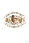 Paparazzi Accessories - Treasure Chest Charm - Brown Ring
