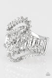 Paparazzi Accessories  - Make Waves - White Ring