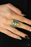 Paparazzi Accessories - Point Me To Phoenix - Yellow Ring