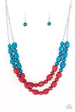 Paparazzi Accessories - Island Excursion - Red Necklace