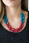 Paparazzi Accessories - Island Excursion - Red Necklace