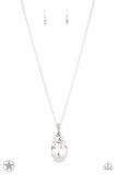 Paparazzi Accessories - Spellbinding Sparkle - White Necklace (Blockbuster)