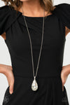 Paparazzi Accessories - Spellbinding Sparkle - White Necklace (Blockbuster)