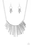 Paparazzi Accessories- Welcome To The Pack - Silver Necklace