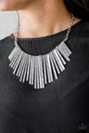 Paparazzi Accessories- Welcome To The Pack - Silver Necklace