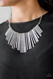 Paparazzi Accessories- Welcome To The Pack - Silver Necklace