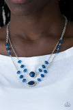 Paparazzi Accessories - Gala Glow - Blue Necklace