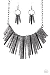 Welcome To The Pack - Black Necklace - Paparazzi Accessories