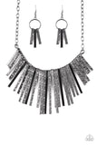 Welcome To The Pack - Black Necklace - Paparazzi Accessories