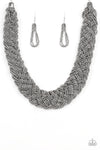 Paparazzi Accessories  -  Mesmerizingly Mesopotamia Black Necklace