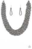 Paparazzi Accessories  -  Mesmerizingly Mesopotamia Black Necklace