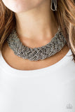 Paparazzi Accessories  -  Mesmerizingly Mesopotamia Black Necklace