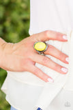 Paparazzi Accessories - Lets Get This Party Poppin - yellow ring